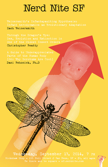 Nerd Nite SF #52: Infantapulting, Dragonflies, and the Body