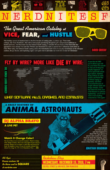 Novelty Catalog, Software Disasters, and Animal Astronauts!